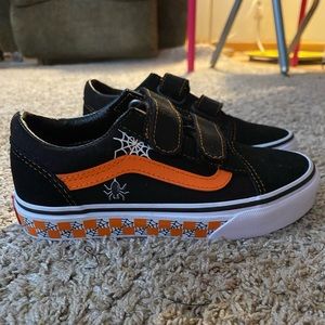 Vans Kids 13.5 Halloween Velcro Shoes